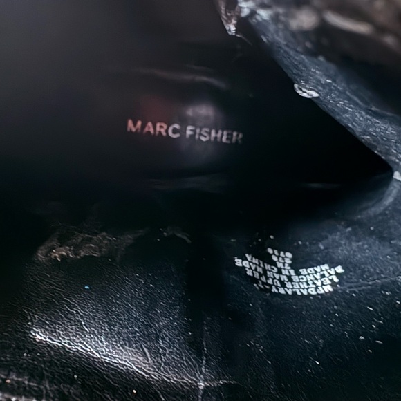 Marc Fisher Leather Moto Boots - Picture 8 of 9